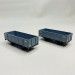 Set de 2 tombereaux freiné et non freiné, gris foncé, Gv 5794 et G 5193, CFD - REE VM032 - HOm 1/87