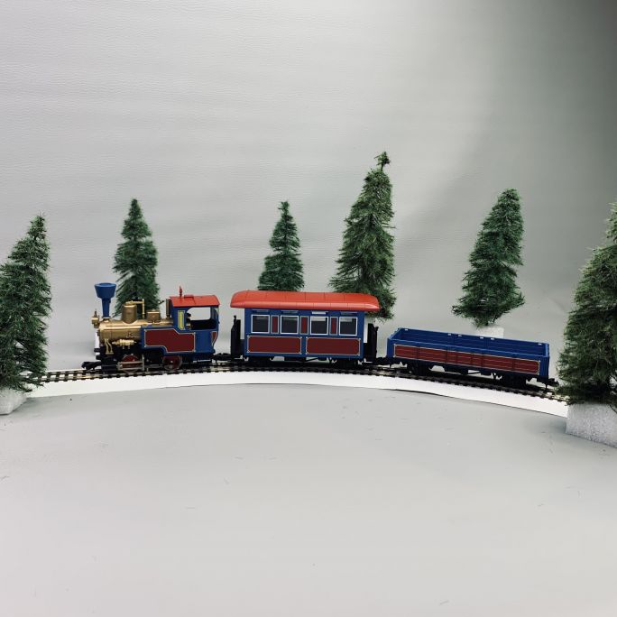 Train Électrique Pour Sapin De Noël Coffret 23 Pièces Lumineux