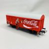 Wagon couvert Gs à parois en panneaux "Coca-Cola", DB, Ep IV - RIVAROSSI HR6611 - HO 1/87
