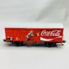 Wagon couvert Gs à parois en panneaux "Coca-Cola", DB, Ep IV - RIVAROSSI HR6611 - HO 1/87