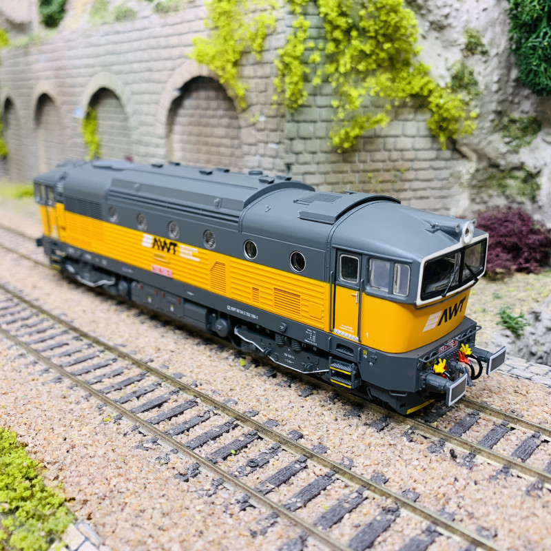 Locomotive diesel série D.753.7, AWT, Ep V-VI - RIVAROSSI HR2928 - HO 1/87