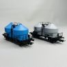 Wagon Ucs double Silo "VTG", 2 essieux, DR Ep IV - RIVAROSSI HR6592 - HO 1/87