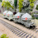 Wagon Ucs double Silo "Dyckerhoff", 2 essieux, DB Ep IV - RIVAROSSI HR6591 - HO 1/87