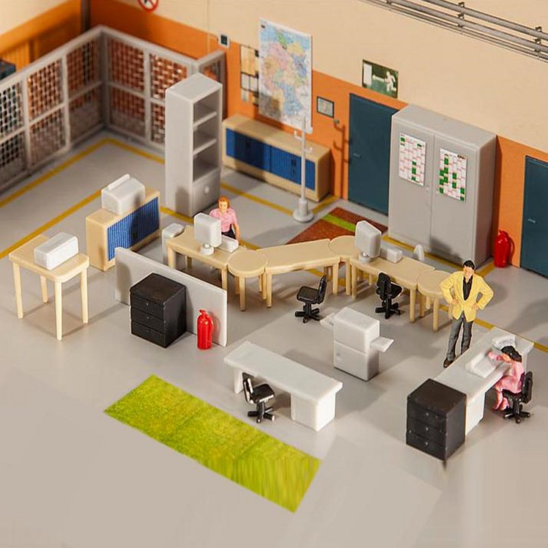 Mobiliers de bureau-HO-1/87-FALLER 180454