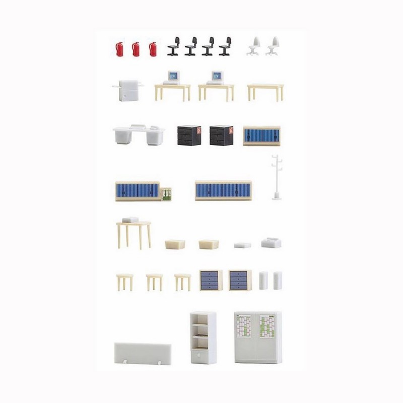 Office furnishings Faller 180454 HO 1//87 Meubles de bureau
