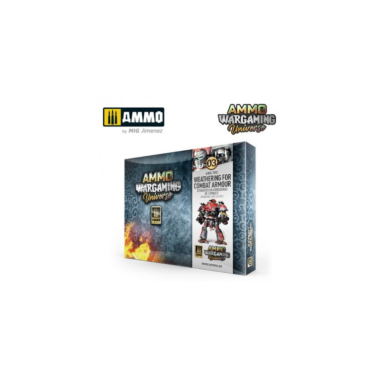 AMMO Wargaming Univers 03 - Armure de combat patinée - AMMO 7922