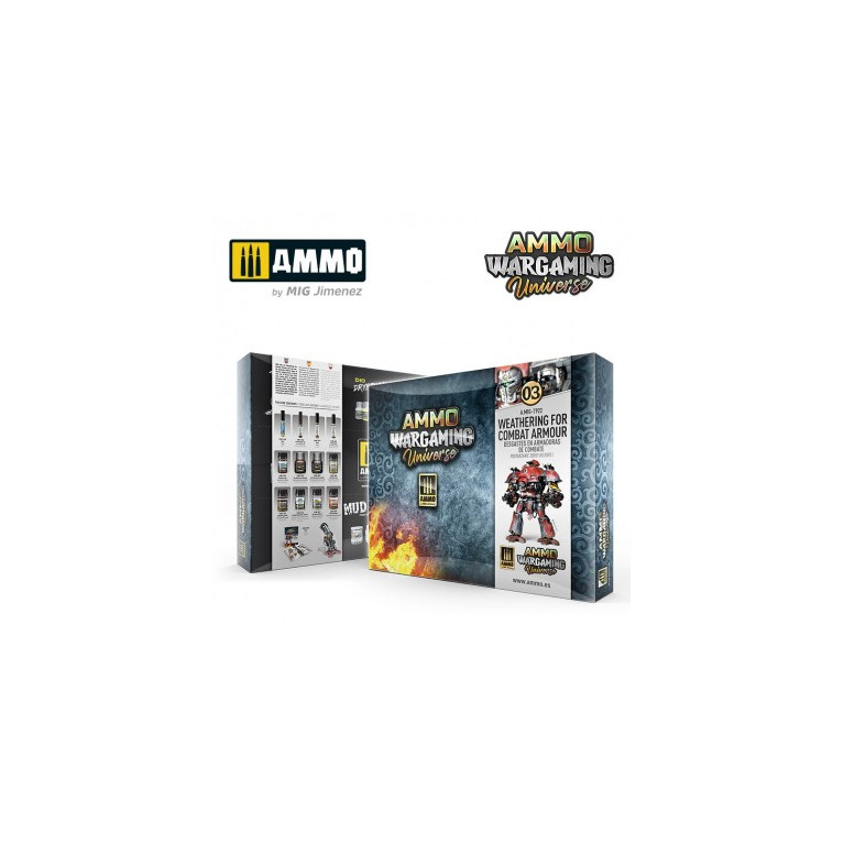 AMMO Wargaming Univers 03 - Armure de combat patinée - AMMO 7922