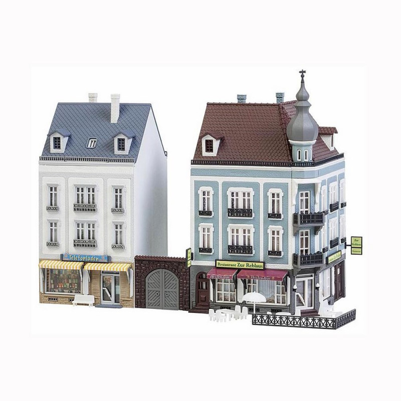 Lot De Maquettes Faller Maisons à Colombages, Tour, Mur De Ville Fortifiée - Occasion