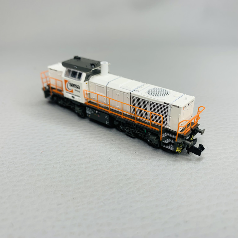 Locomotive diesel G1000 BB et 2 voitures génératrices, Sersa, Ep VI - LEMKE COLLECTION LC96001 - N 1/160