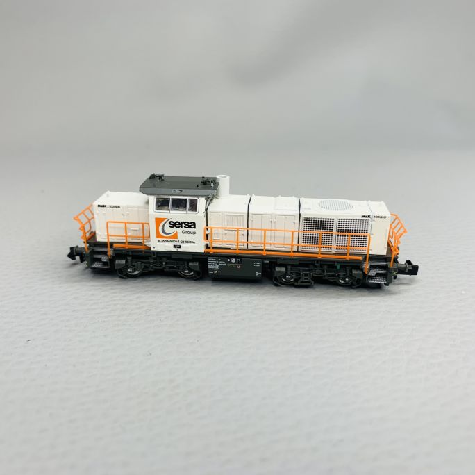 Locomotive diesel G1000 BB et 2 voitures génératrices, Sersa, Ep VI - LEMKE COLLECTION LC96001 - N 1/160