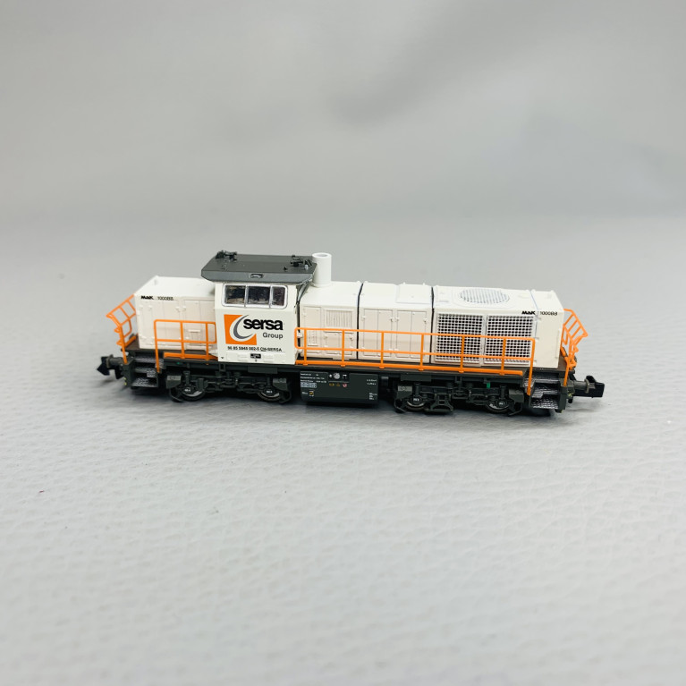 Locomotive diesel G1000 BB et 2 voitures génératrices, Sersa, Ep VI - LEMKE COLLECTION LC96001 - N 1/160