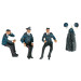 Groupe de figurines "cheminots" - MARKLIN 56407 - 1/24 G