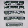 Coffret de 5 wagons en acier léger pour l'Ae 3/6 I, CFF, Ep III - MARKLIN 43369 - HO 1/87