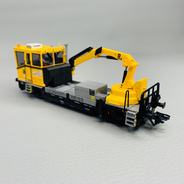 Automotrice Robel type 54,20 avec grue pour la maintenance, Leonhard Weiss, Ep VI, Digital Son 3R - MARKLIN 39546 - HO 1/87