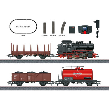 Coffret de départ numérique "Train marchandises avec BR 89.0", DB, Ep III - MARKLIN 29890 - HO 1/87