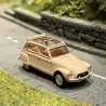 Citroën Dyane 6, capote ouverte beige érable - SAI / Brekina 7620 - 1/87