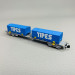 Wagon porte conteneurs Sgss "Tipes.", Sncf, Ep V - ARNOLD HN6650 - N 1/160