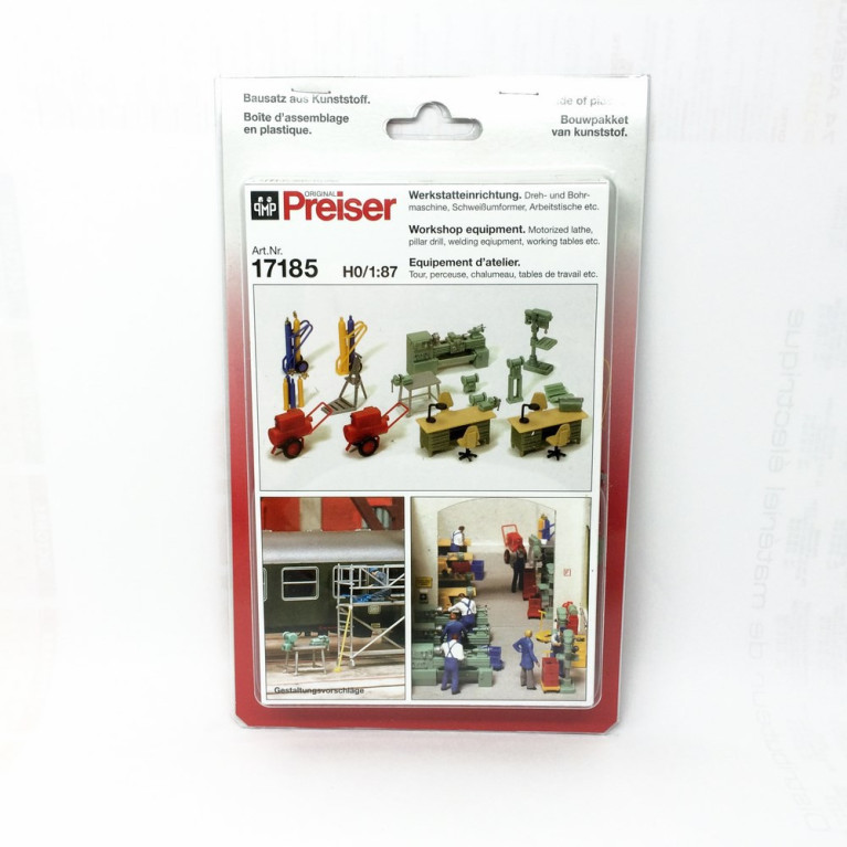 Equipement d'atelier professionnel-HO-1/87-PREISER 17185