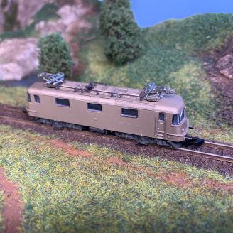 Locomotive électrique Re 4/4 II en bronze véritable, CFF, Ep IV - MARKLIN 88597 - Z 1/220