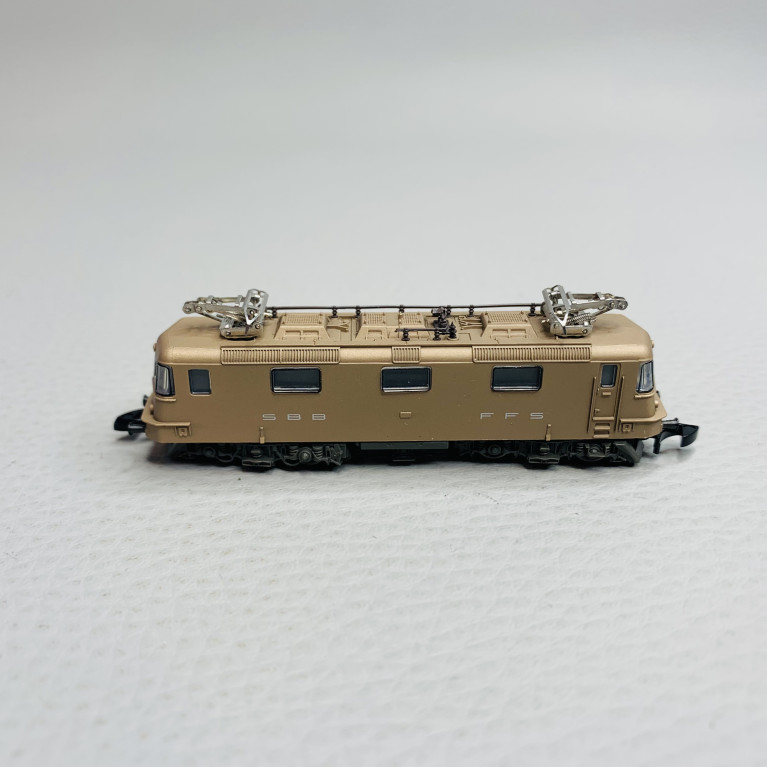 Locomotive électrique Re 4/4 II en bronze véritable, CFF, Ep IV - MARKLIN 88597 - Z 1/220