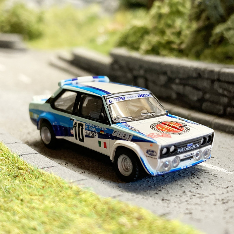 Fiat 131 Abarth, Walter Röhrl N°10, Monté Carlo 1980 - Brekina 22654 - 1/87