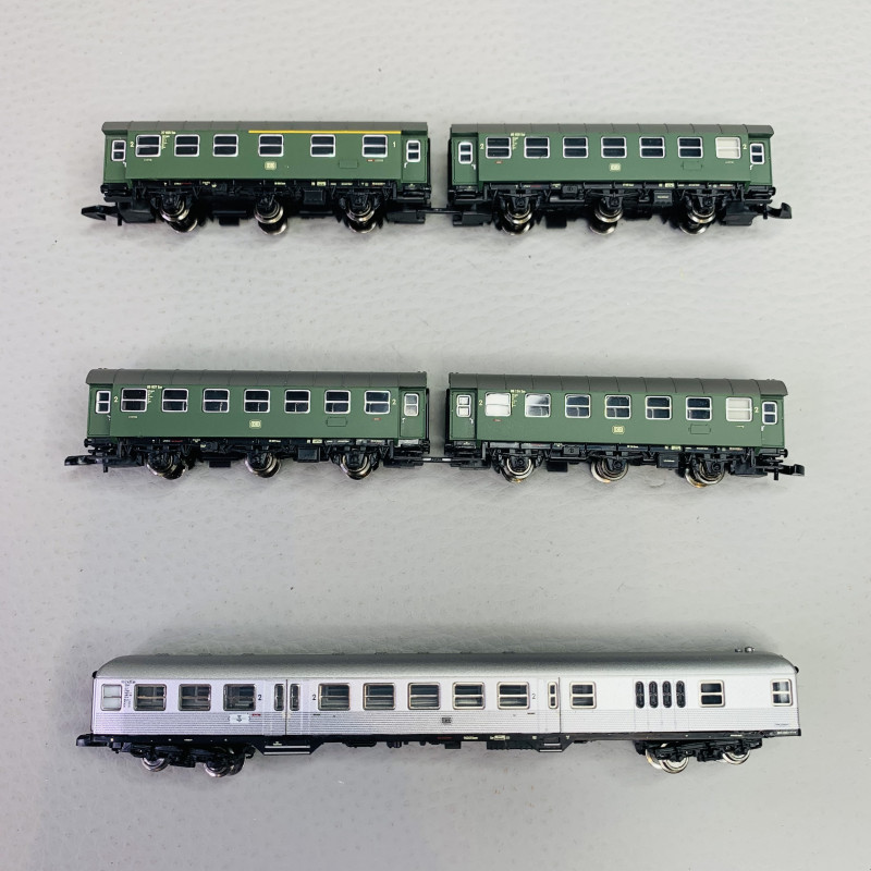 Coffret de 4 voitures "Rame réversible", DB, Ep III - MARKLIN 87074 -Z 1/220