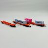 Coffret de 3 wagons porte-conteneurs KLV Sgns 691, DB, Ep VI - MARKLIN 82640 -Z 1/220