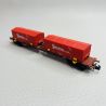 Wagon porte conteneurs série Sgnss "Spedirail", FS, Ep VI - ARNOLD HN6654 - N 1/160