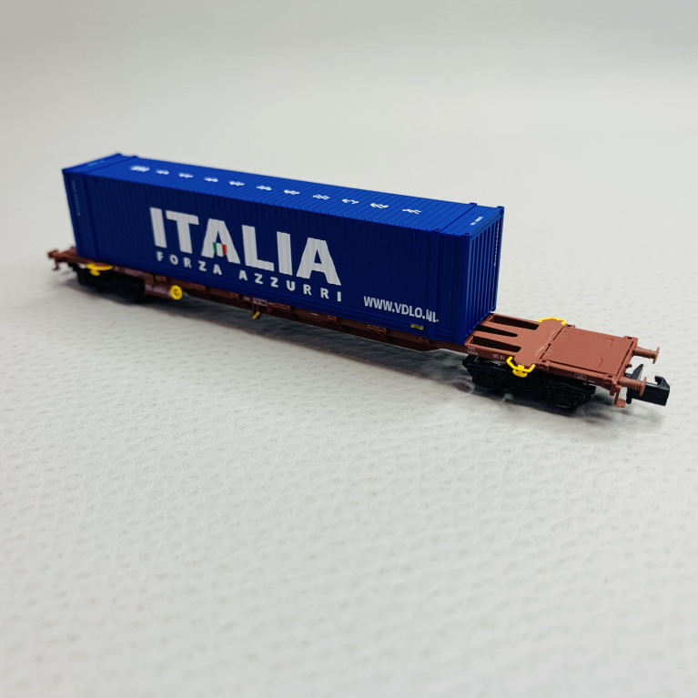 Wagon porte-conteneurs série Sgnss "Italia", FS, Ep VI - ARNOLD HN6656 - N 1/160