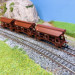 Coffret 3 pièces : Wagons à toit ouvrant type Tds 928, DB, Ep V - FLEISCHMANN 830358 - N 1/160