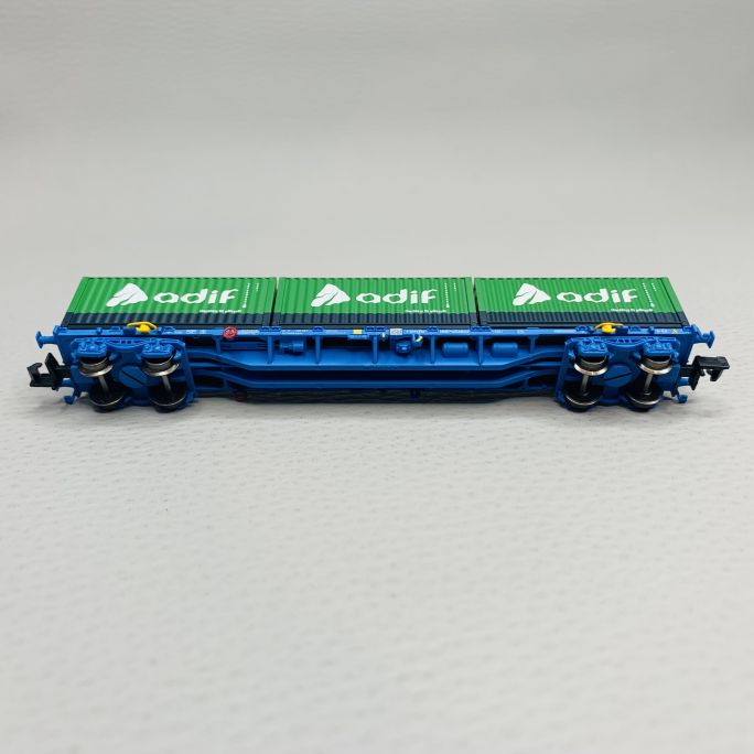  Wagon porte-conteneurs "Adif", RENFE, Ep VI - ARNOLD HN6651 - N 1/160