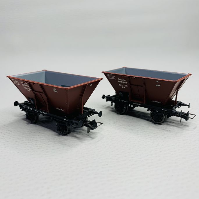 Wagon-trémie à charbon à 2 unités type Otw, DRG, Ep II - BRAWA 48805 - HO 1/87