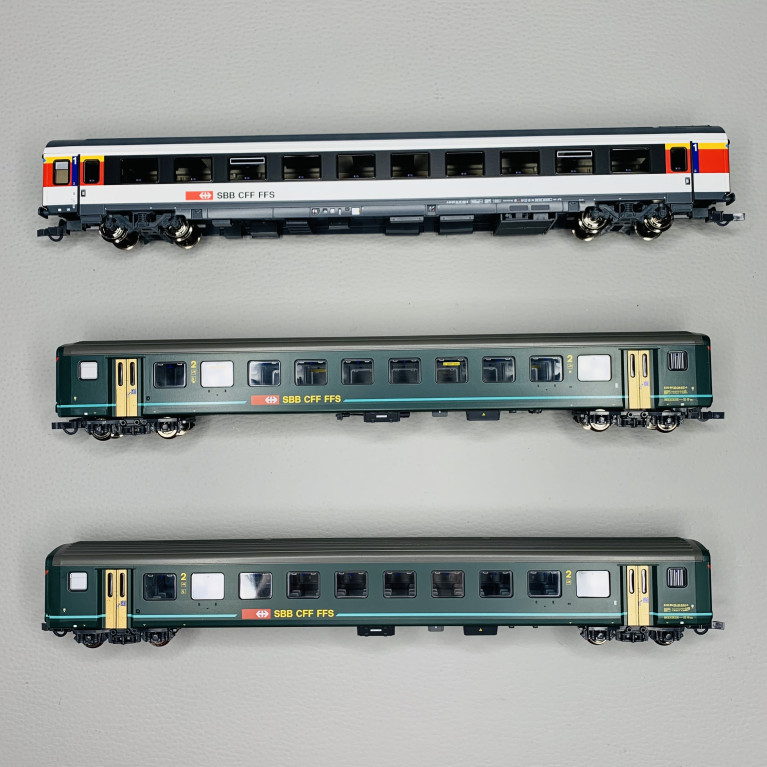 Coffret 3 pièces 1: «Bözberg Interregio», CFF, Ep V-VI - ROCO 6200022 - HO 1/87
