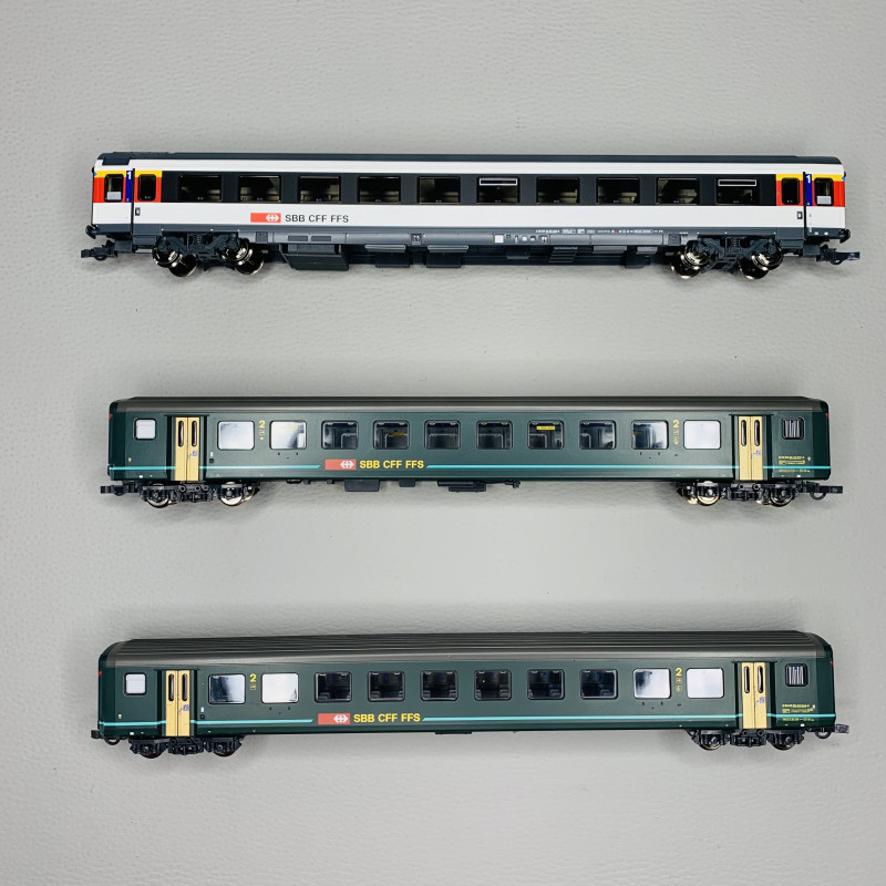Coffret 3 pièces 1: «Bözberg Interregio», CFF, Ep V-VI - ROCO 6200022 - HO 1/87