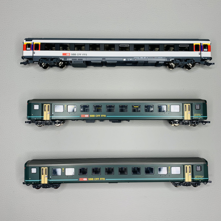 Coffret 3 pièces 1: «Bözberg Interregio», CFF, Ep V-VI - ROCO 6200022 - HO 1/87
