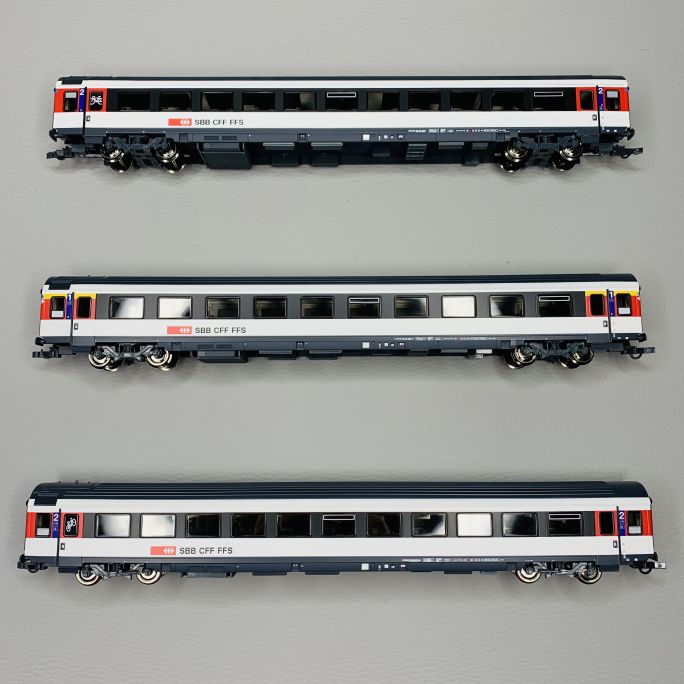 Coffret 3 pièces 2: «Bözberg Interregio», CFF, Ep V-VI - ROCO 6200023 - HO 1/87
