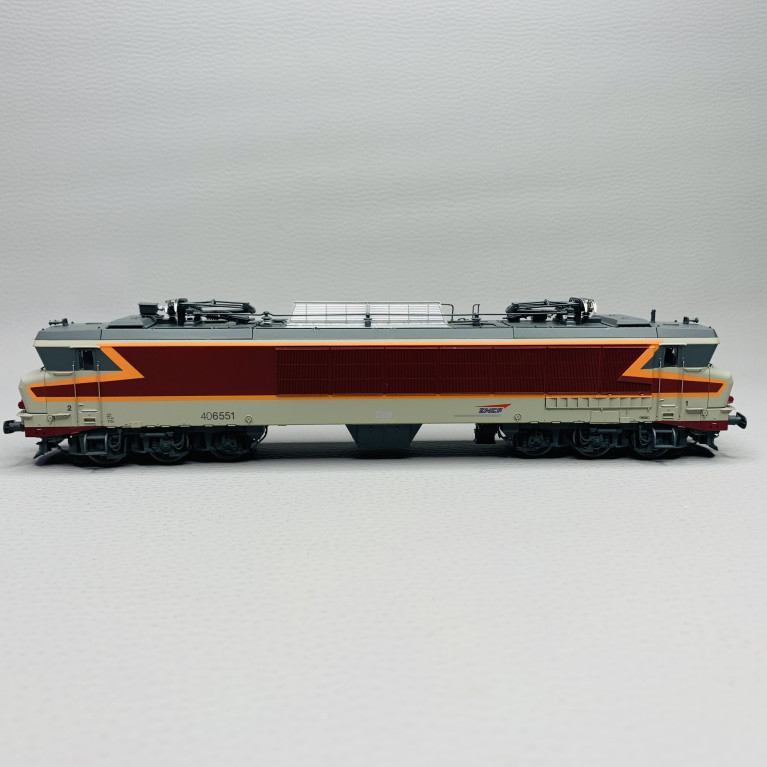Locomotive électrique CC 6551, Logo Casquette, Sncf, Ep V et VI, Digital Son 3R - LSMODELS 10818S - HO 1/87