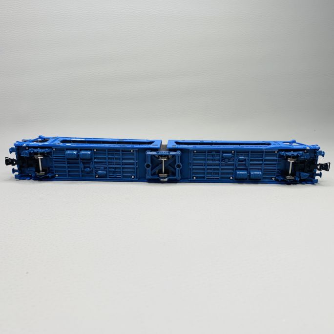 Wagon porte autos articulé Laeks, Brambles, SNCF, Ep IV - JOUEF HJ6267 - HO 1/87