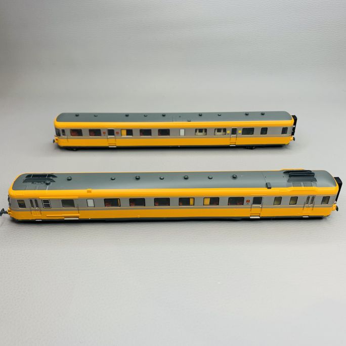 Rame RGP 2 - X 2702, Orange 432 et Alu, Bordeaux, SNCF, Époque IV - REE MB174 - H0 1/87