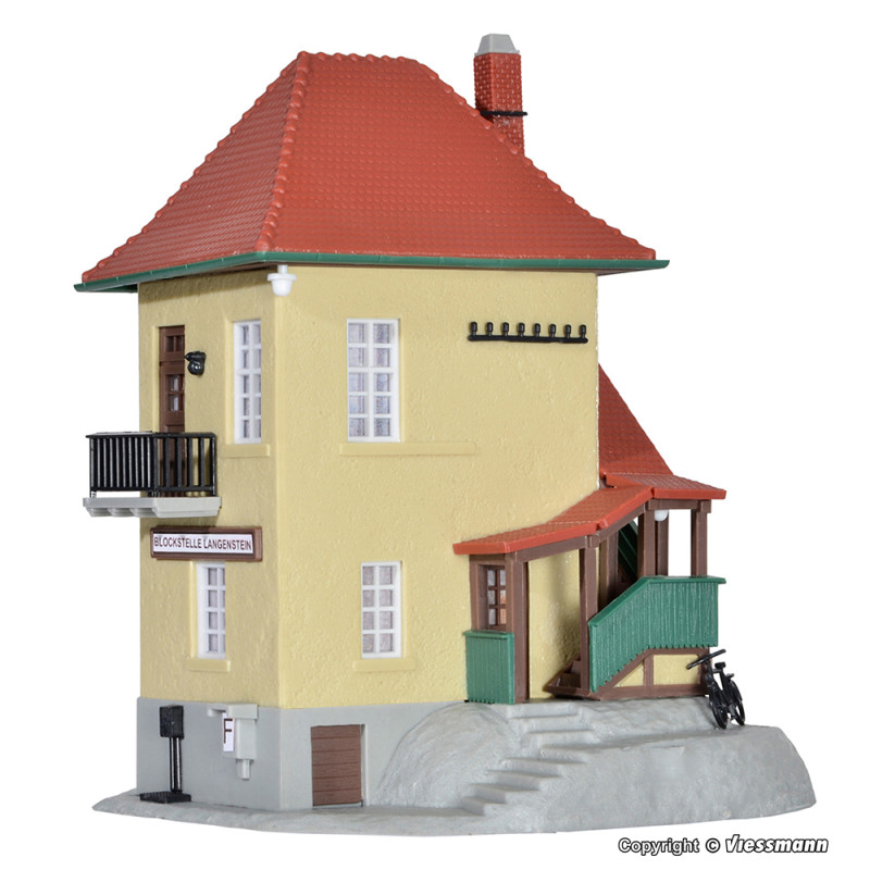 Ancien poste d'aiguillage de Langenstein  - KIBRI 39319 - HO 1/87