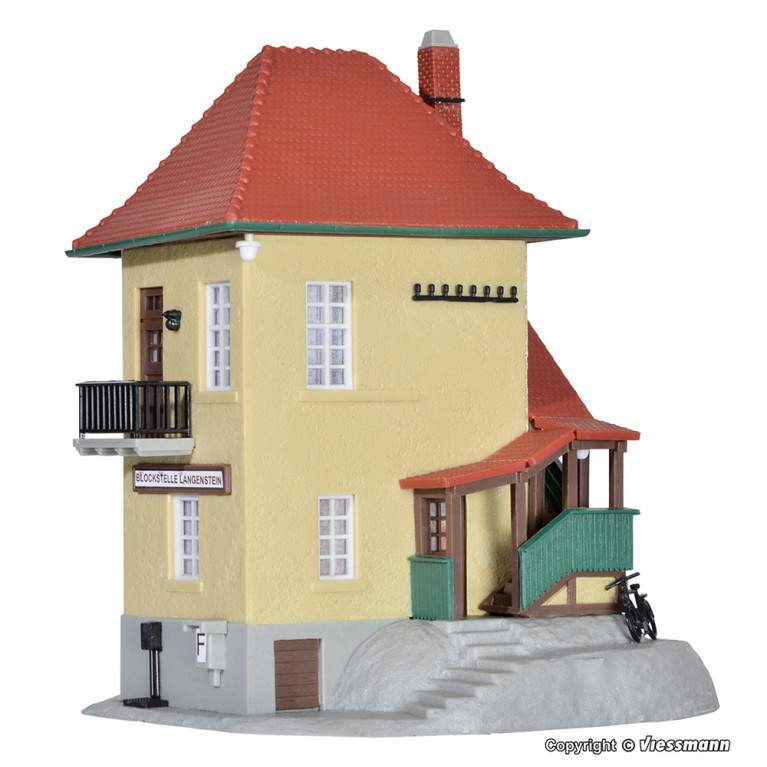 Ancien poste d'aiguillage de Langenstein  - KIBRI 39319 - HO 1/87