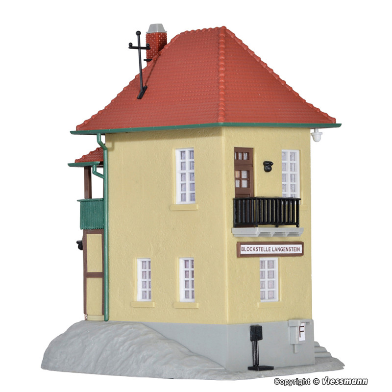 Ancien poste d'aiguillage de Langenstein  - KIBRI 39319 - HO 1/87