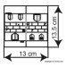 2 maisons de ville sans commerces - KIBRI 38384 - HO 1/87