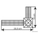 Tour administratif d'usine avec passerelle - KIBRI 39847 - HO 1/87