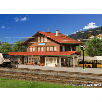 Gare de montagne "Blausee Mitholz" - KIBRI 39508 - HO 1/87