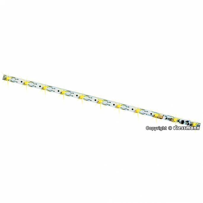 Eclairage Led jaune pour voiture voyageur toutes marques - VIESSMANN 5049 - HO 1/87