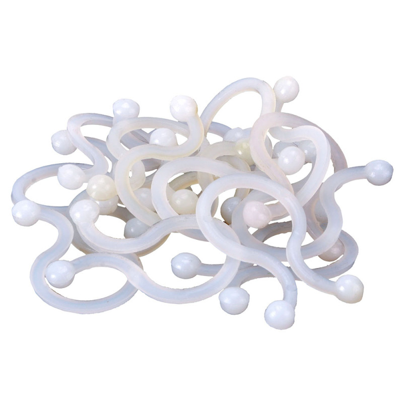 20 serre fils "Omega Clips" jusqu'à diamètre de 17 mm - VIESSMANN 6889 - HO 1/87