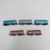 Coffret de 5 de wagons marchandises, SNCB, Ep VI - MARKLIN 86358 -Z 1/220