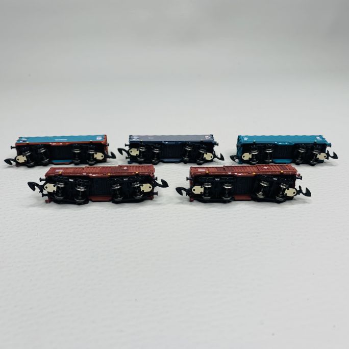 Coffret de 5 de wagons marchandises, SNCB, Ep VI - MARKLIN 86358 -Z 1/220