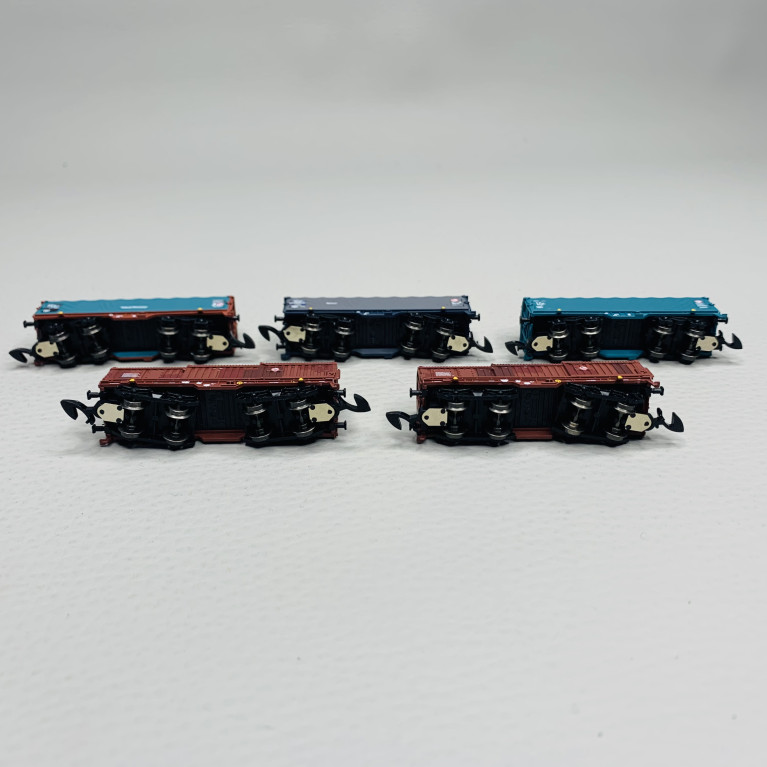 Coffret de 5 de wagons marchandises, SNCB, Ep VI - MARKLIN 86358 -Z 1/220